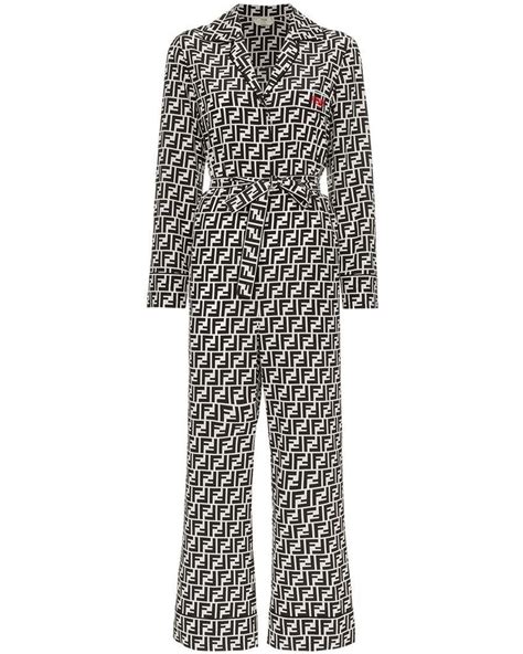 fendi silk pants womens|Fendi jumpsuit women's.